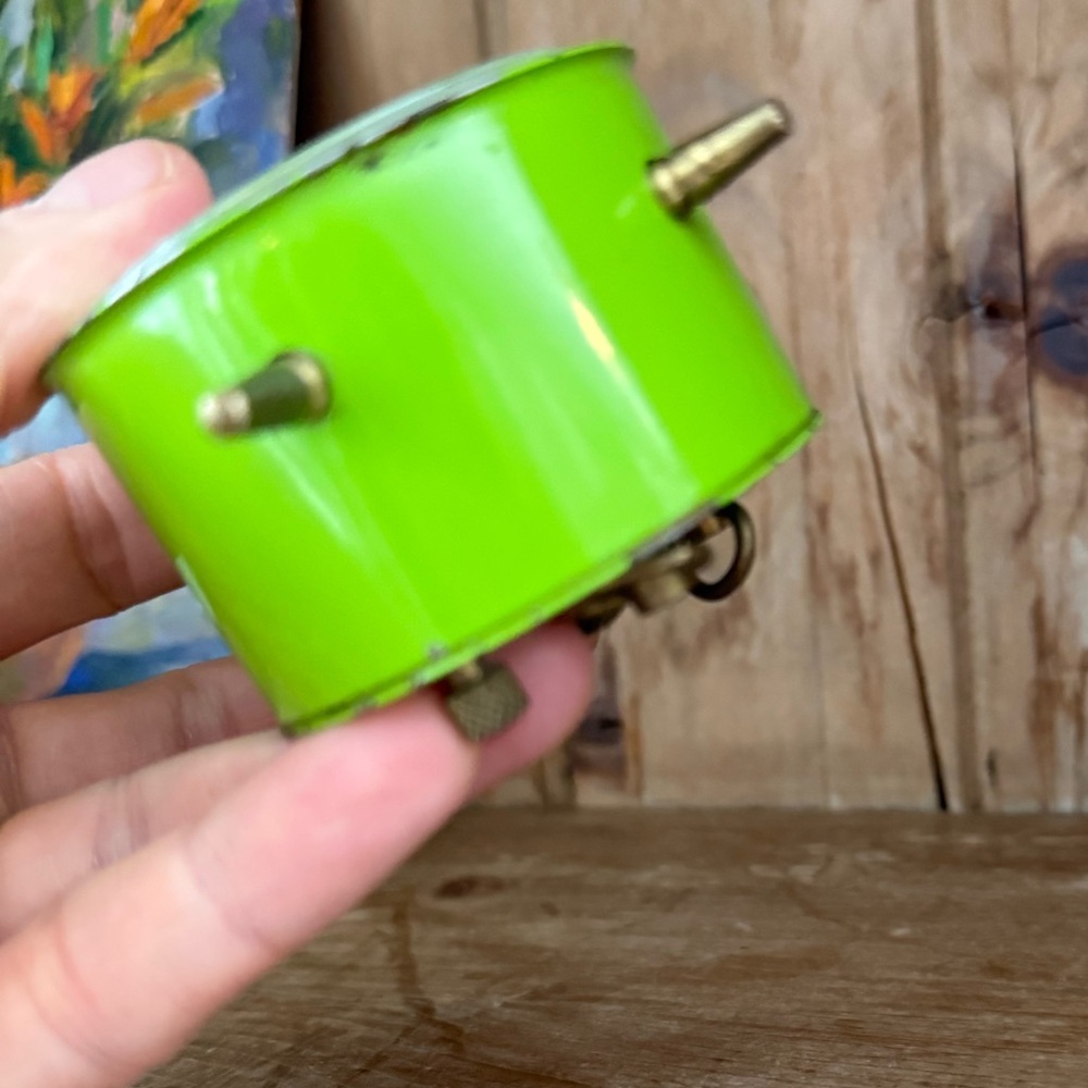 vintage Blessing alarm clock, manufactured in West Germany small and green - Picture 4 of 6
